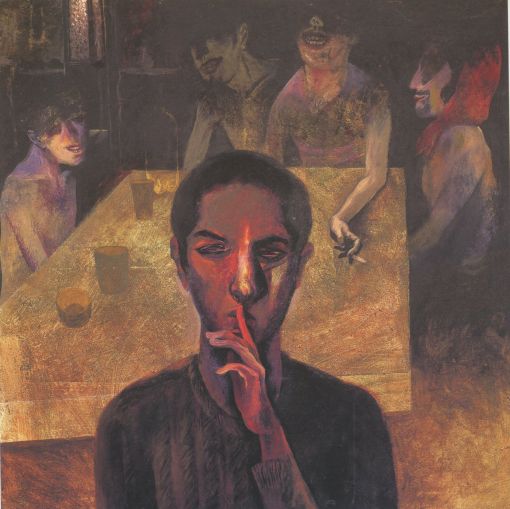 Hamed Sahihi, The Sight, Acrylic on canvas, 100.100 cm. Reference: The 6th Tehran Contemporary Painting Biennial, 8 Dec. 2003 to 8 jan. 2004. — © The 6th Tehran Contemporary Painting Biennial, 8 Dec. 2003 to 8 jan. 2004.