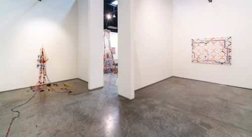 Nargess Hashemi, Installation view of I will build a tall city interconnected by cul-de-sacs, 2018. — © Courtesy of the artist