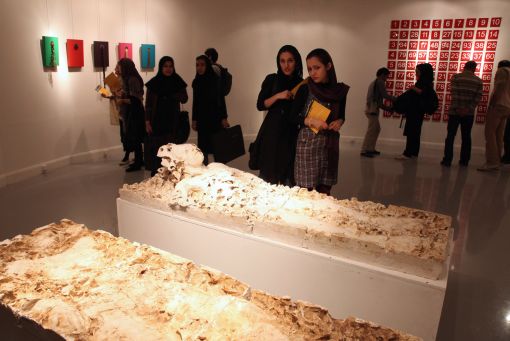 Installation View, Third Persbook Contemporary Art Event, Iranian Artist Forum, October 2012. — © Courtesy of Persbook.