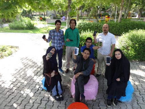 Project development and contributors, Everyday Golshahr, 2015. — © Courtesy of Reza Heidari Shahbidak.