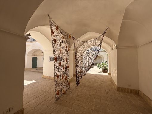 Narges Hashemi, Installation view, Narges Hashemi; Untitled Installation Exhibition, Honarkhaneh Kashan / House of Lucie, 2026. — © Courtesy of Hasht Cheshmeh Art Space.