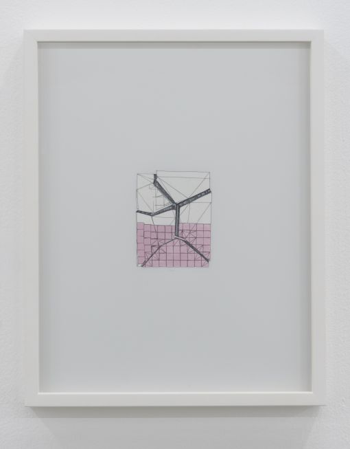 Nazgol Ansarinia, Untitled, Demolishing buildings, buying waste, 2018, Ink and marker on paper, 35.5 x 28 cm. — © Courtesy of the artist.