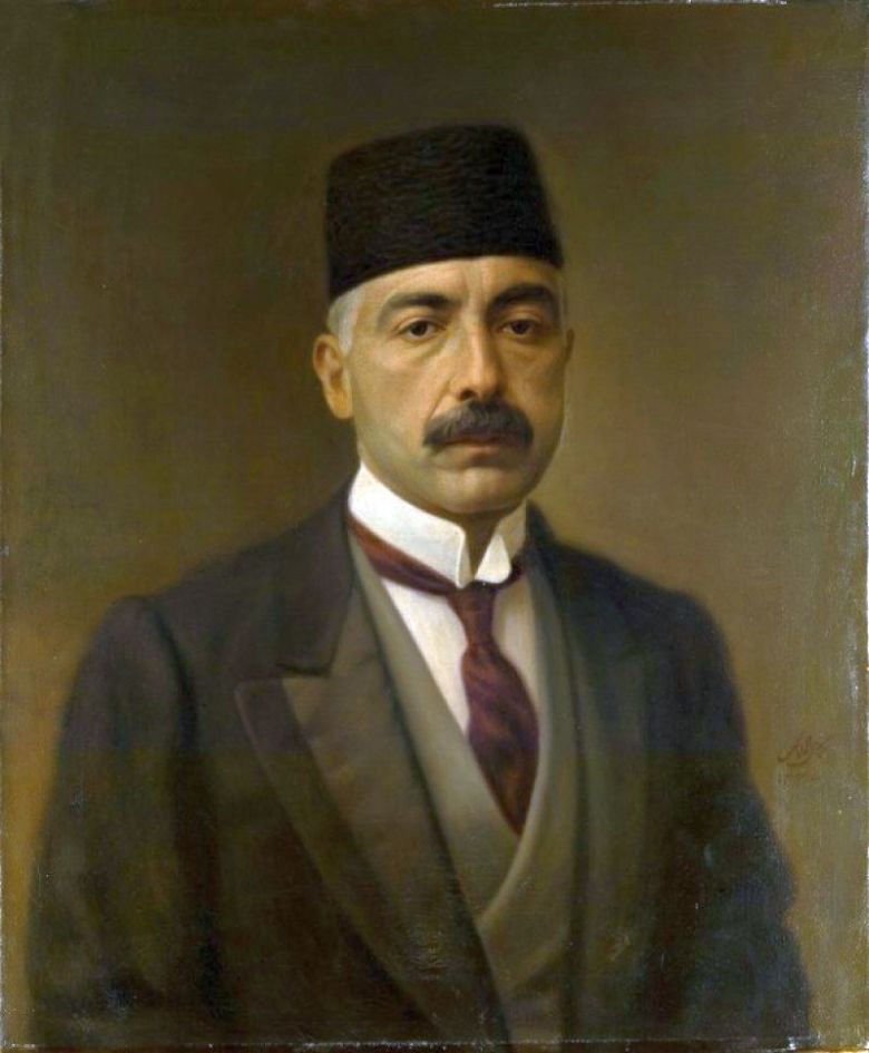 Kamal-ol-Molk, Vossug ed Dowleh, Oil on canvas, 60.70 cm, 1917.