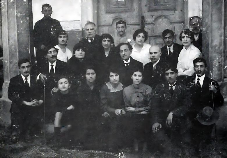 The artists of the Armenian theater group, Rasht, the names of the people and the exact date are unknown.  — © Photo credit: Alireza Parsi, Gilan Theater, (2016).