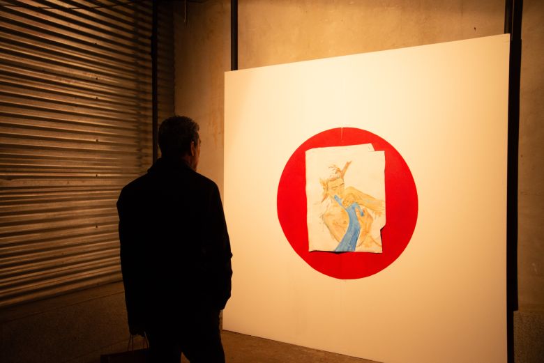 Opening of Nimrouz Exhibition, 2017.  — © Courtesy of Maryam Kouhestani.
