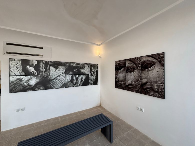 Bijan Seyfouri, Installation view, Bijan Sayfouri; Neostalgia Exhibition, Kashan Gallery / House of Steve, 2026. Courtesy of Hasht Cheshmeh Art Space. — © Courtesy of Hasht Cheshmeh Art Space.